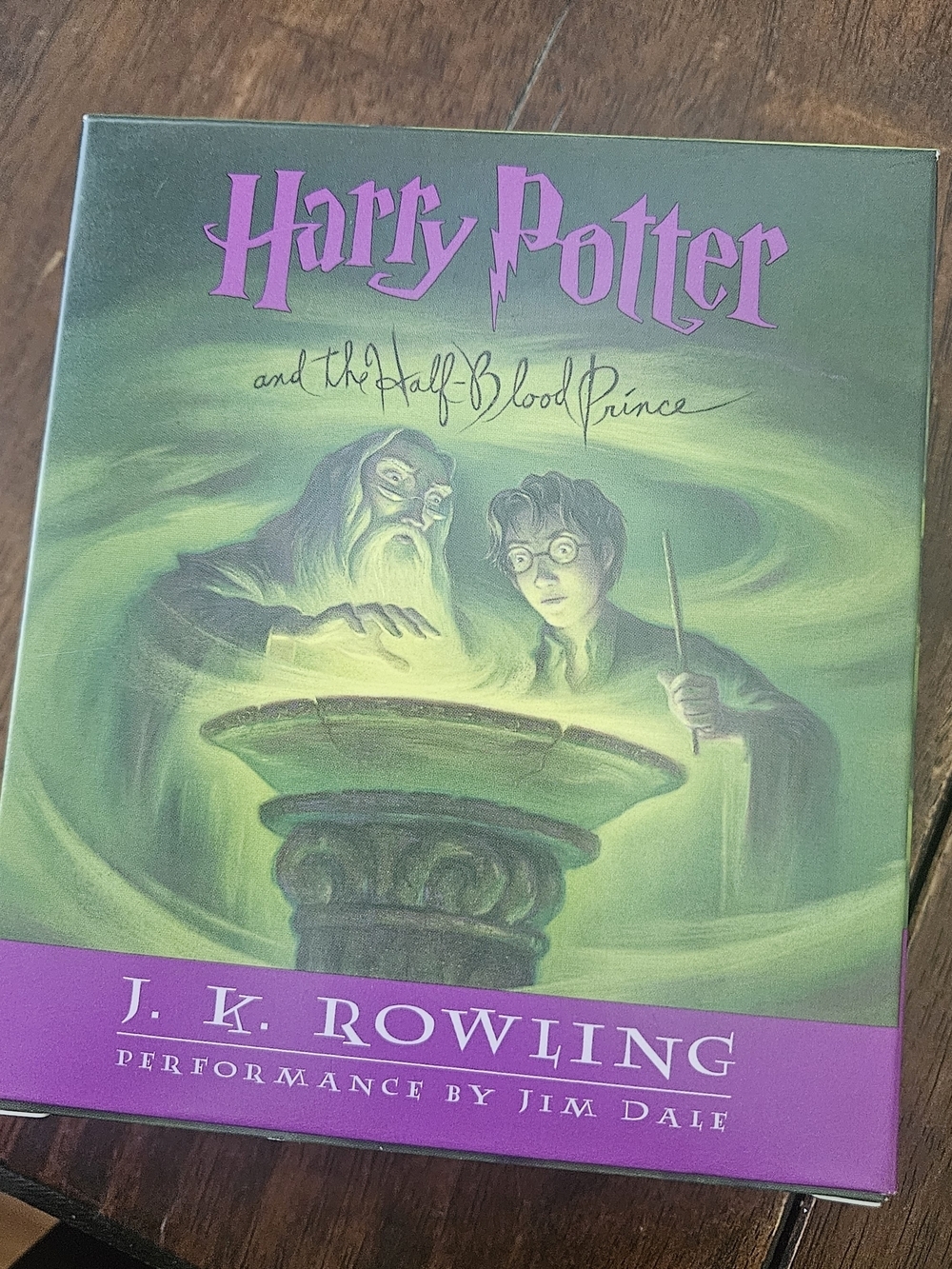 Harry Potter and the Half-Blood Prince Audiobook Set Red By Jim Dale Fantasy